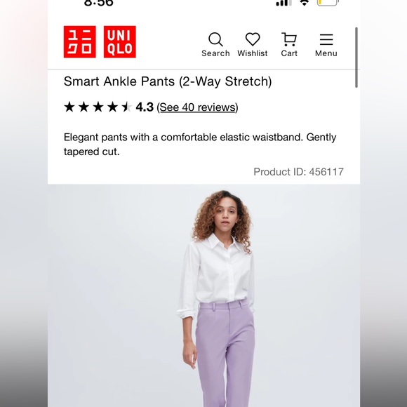 Uniqlo stretch work pants - Picture 6 of 8
